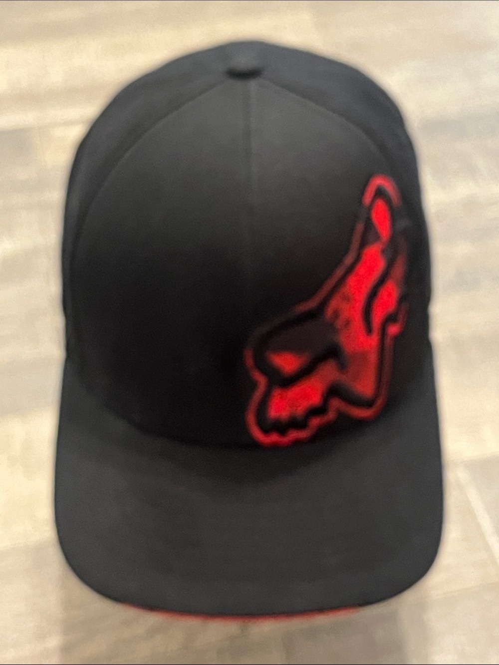Fox Black Hat with Red Fox Head Logo - Picture 8 of 10